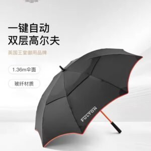 Fulton Premium Windproof Golf Umbrella Double Layer Reinforced Automatic Long Handle Rain Umbrella for Heavy Rain