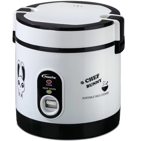 PowerPac Mini Rice Cooker,  Electirc Lunch Box 0.6L/1.2L (PPRC09/PPRC113)