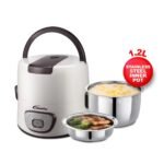 PowerPac Mini Rice Cooker,  Electirc Lunch Box 0.6L/1.2L (PPRC09/PPRC113)