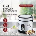 PowerPac Mini Rice Cooker,  Electirc Lunch Box 0.6L/1.2L (PPRC09/PPRC113)