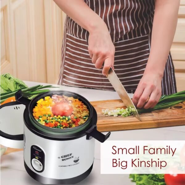 PowerPac Mini Rice Cooker,  Electirc Lunch Box 0.6L/1.2L (PPRC09/PPRC113)