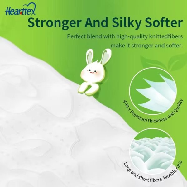 [32Rolls] HEARTTEX Softtech Toilet Paper Tissue Roll Paper 4PLY 16ROLL X 2BDL 150g/Roll Deluxe Roll Tissue